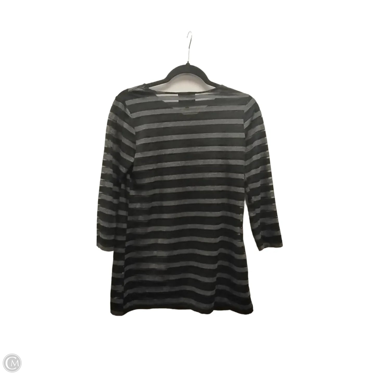 Blouse Long Sleeve By Clothes Mentor In Striped Pattern, Size: Xs