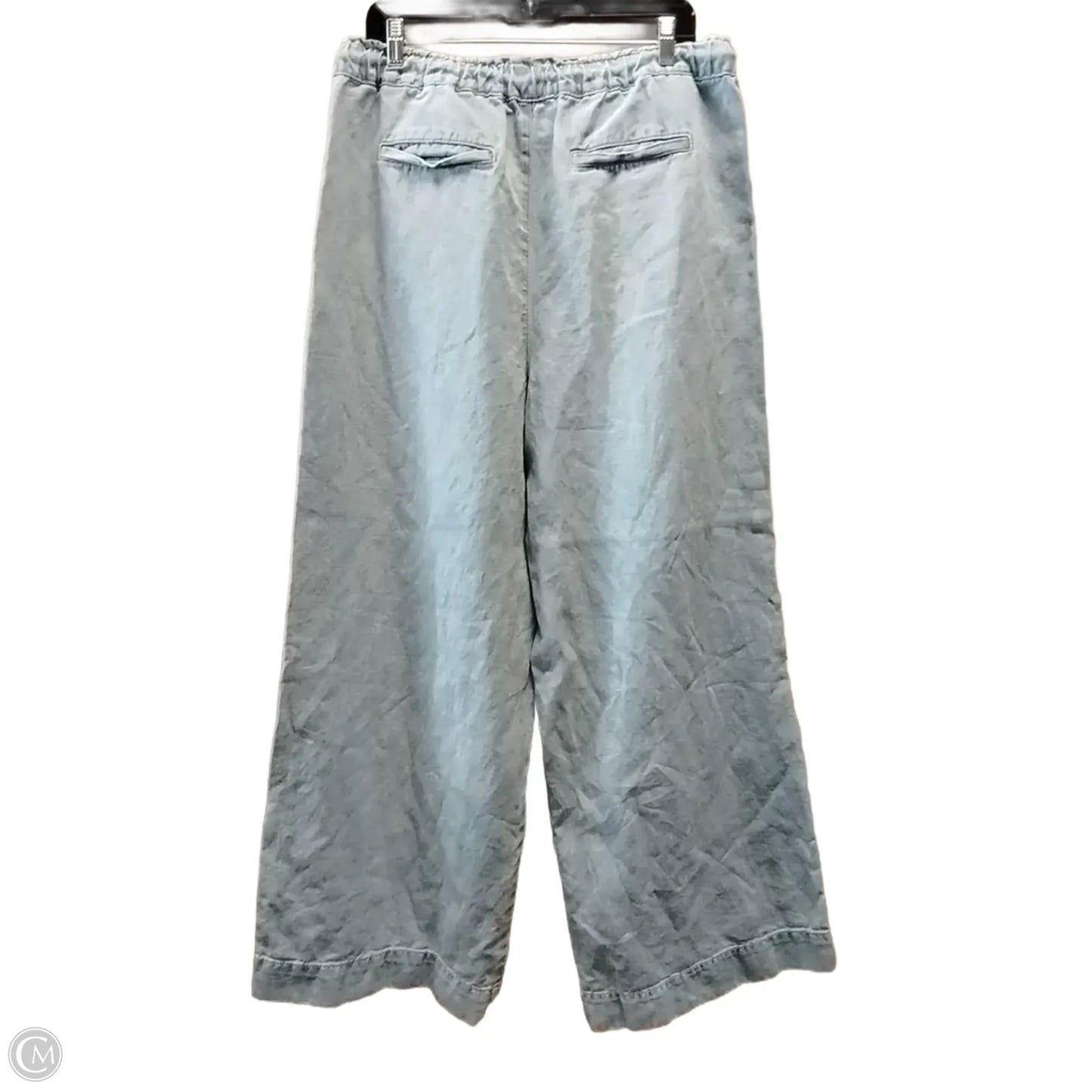 Jeans Wide Leg By Loft In Blue Denim, Size: L