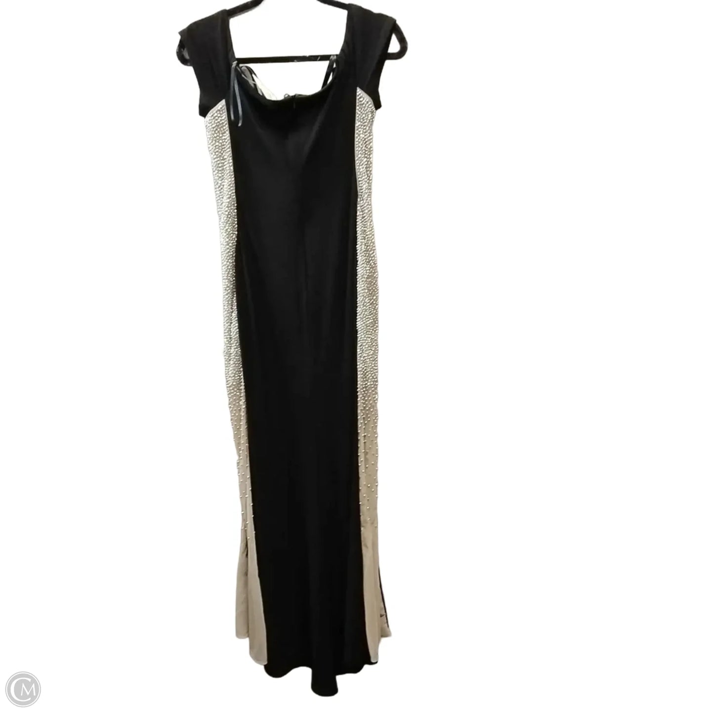 Dress Designer By Xscape In Black & Tan, Size: 10p