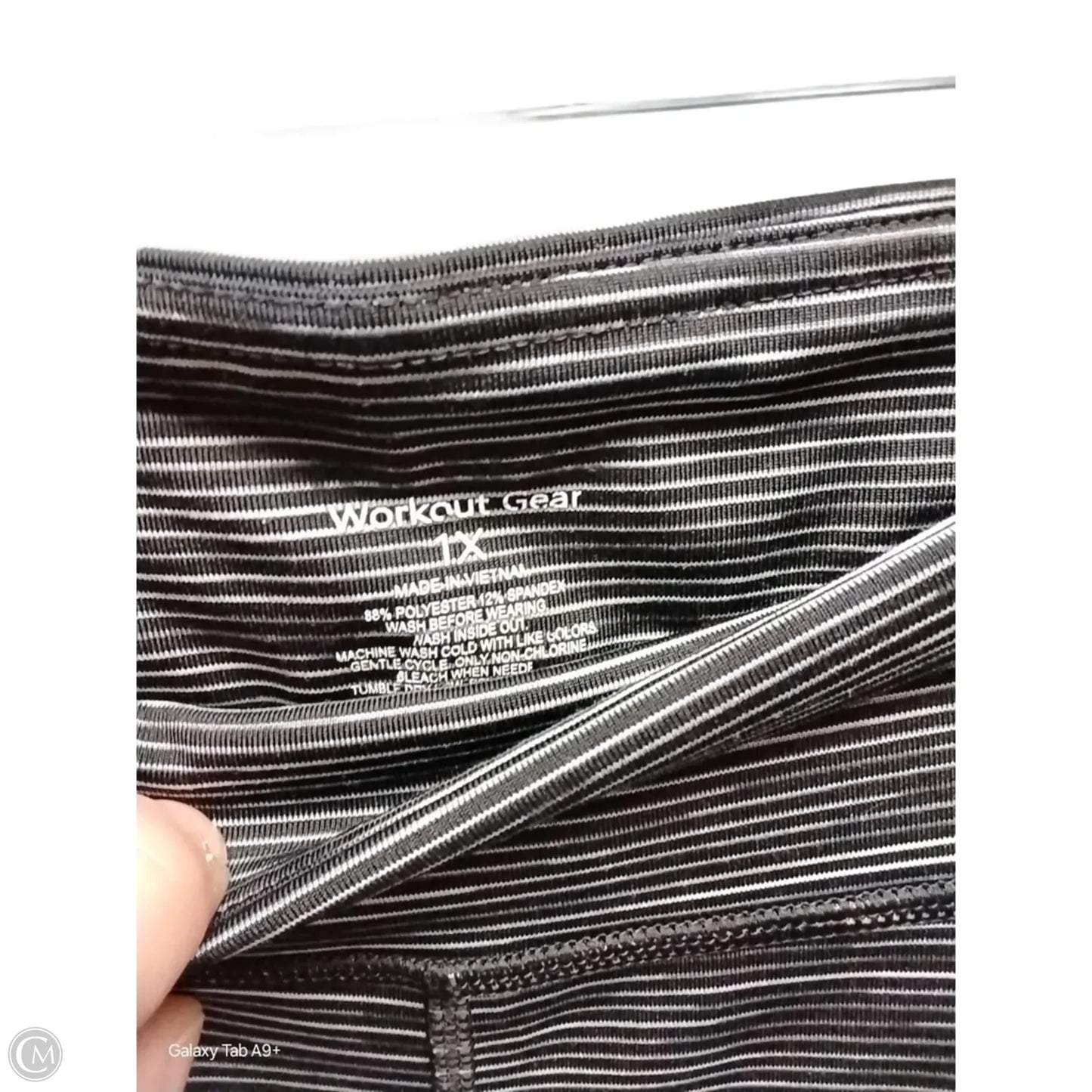 Athletic Leggings By Clothes Mentor In Grey, Size: 1x