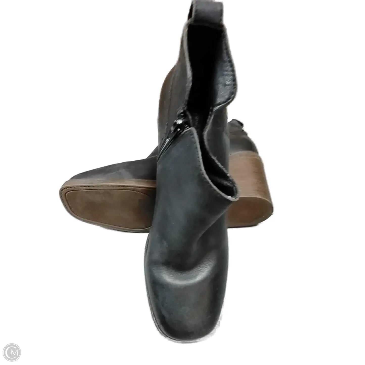 Boots Ankle Heels By Crown Vintage In Black, Size: 7.5