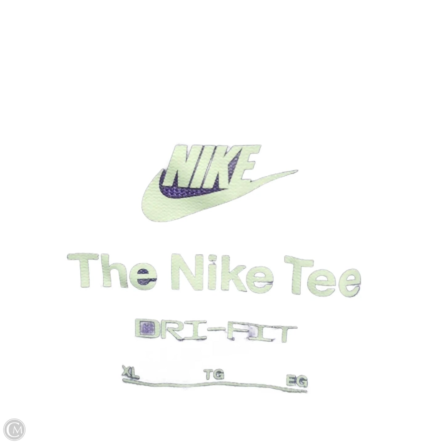 Athletic Top Short Sleeve By Nike In Purple, Size: Xl