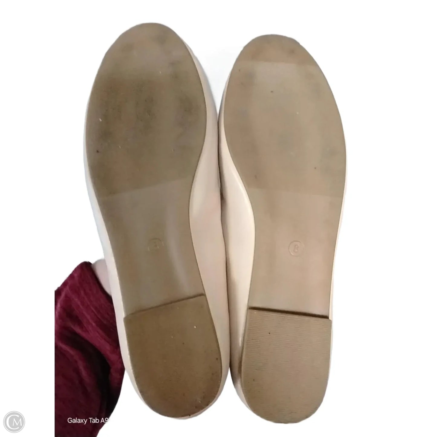 Shoes Flats By Clothes Mentor In Pink, Size: 8