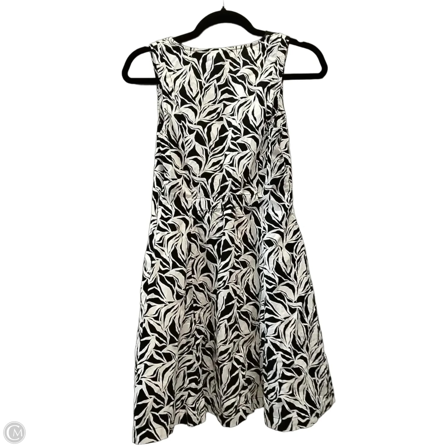 Dress Casual Midi By A New Day In Black & Cream, Size: 4