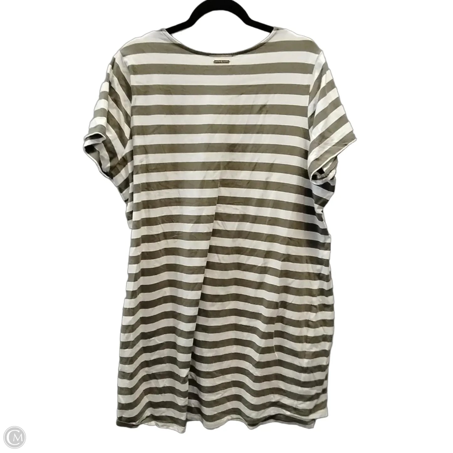 Dress Casual Midi By Michael By Michael Kors In Striped Pattern, Size: 2x