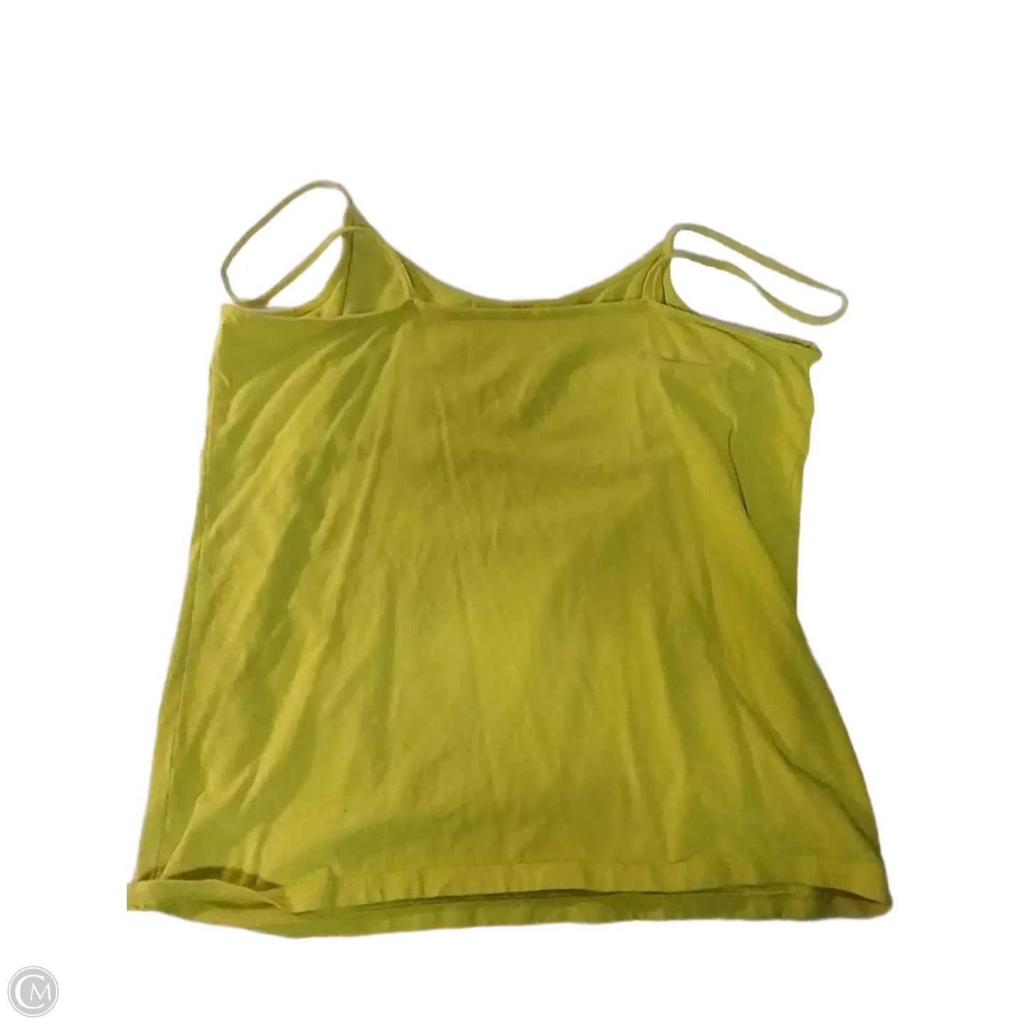 Tank Top By Time And Tru In Yellow, Size: Xl