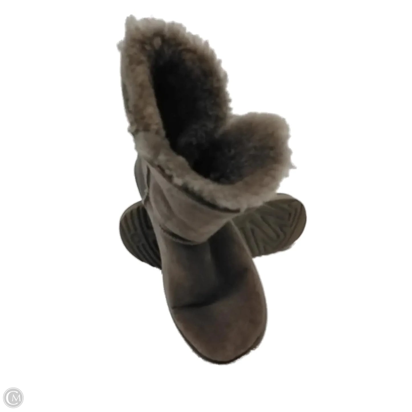 Boots Mid-calf Flats By Ugg In Grey, Size: 5
