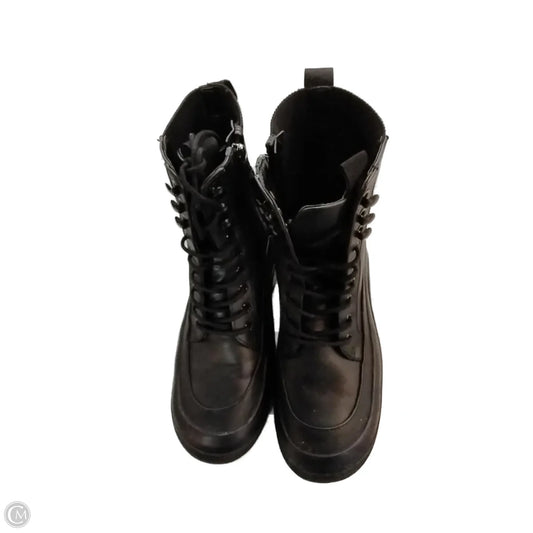 Boots Ankle Heels By Clothes Mentor In Black, Size: 7