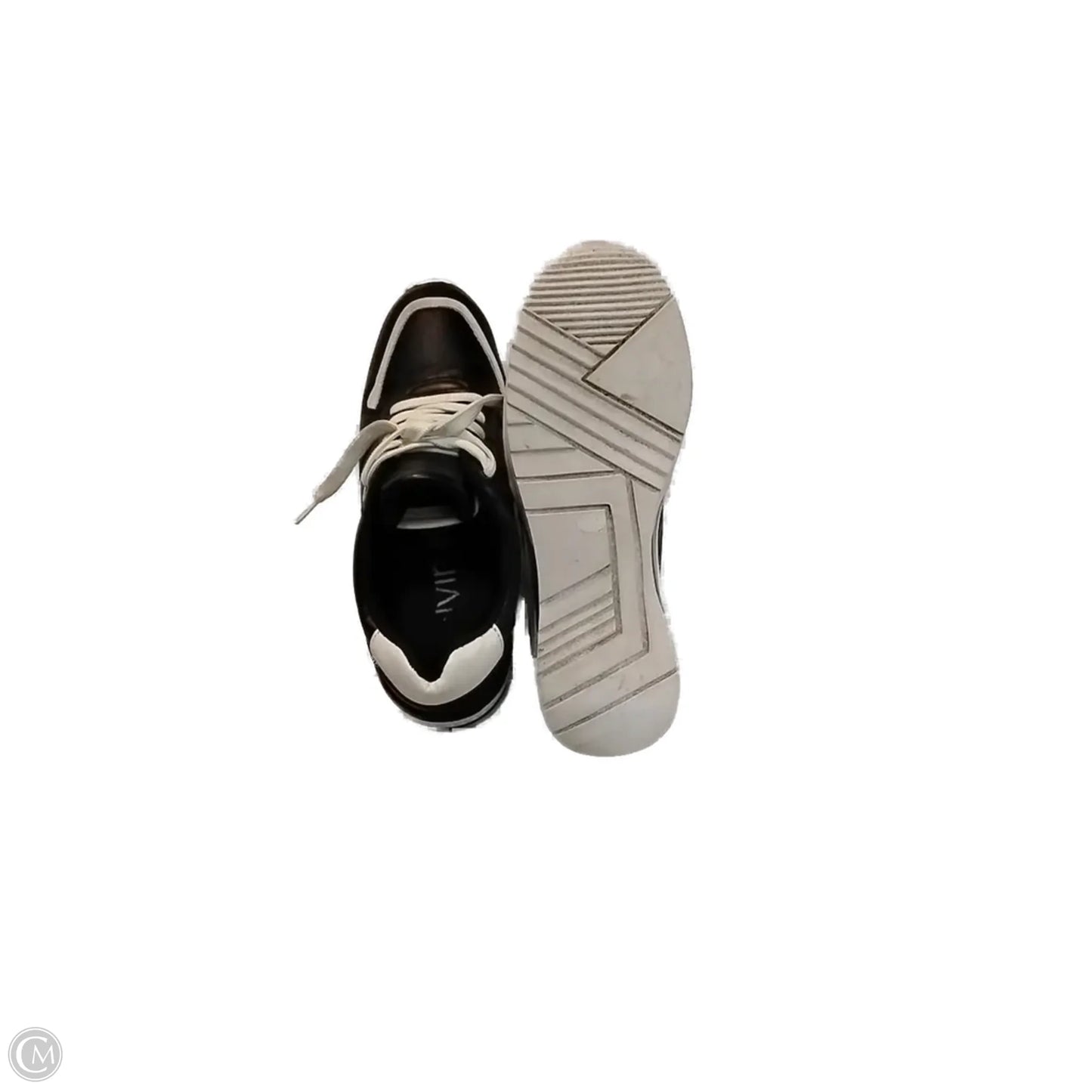 Shoes Sneakers By Calvin Klein In Black & White, Size: 8