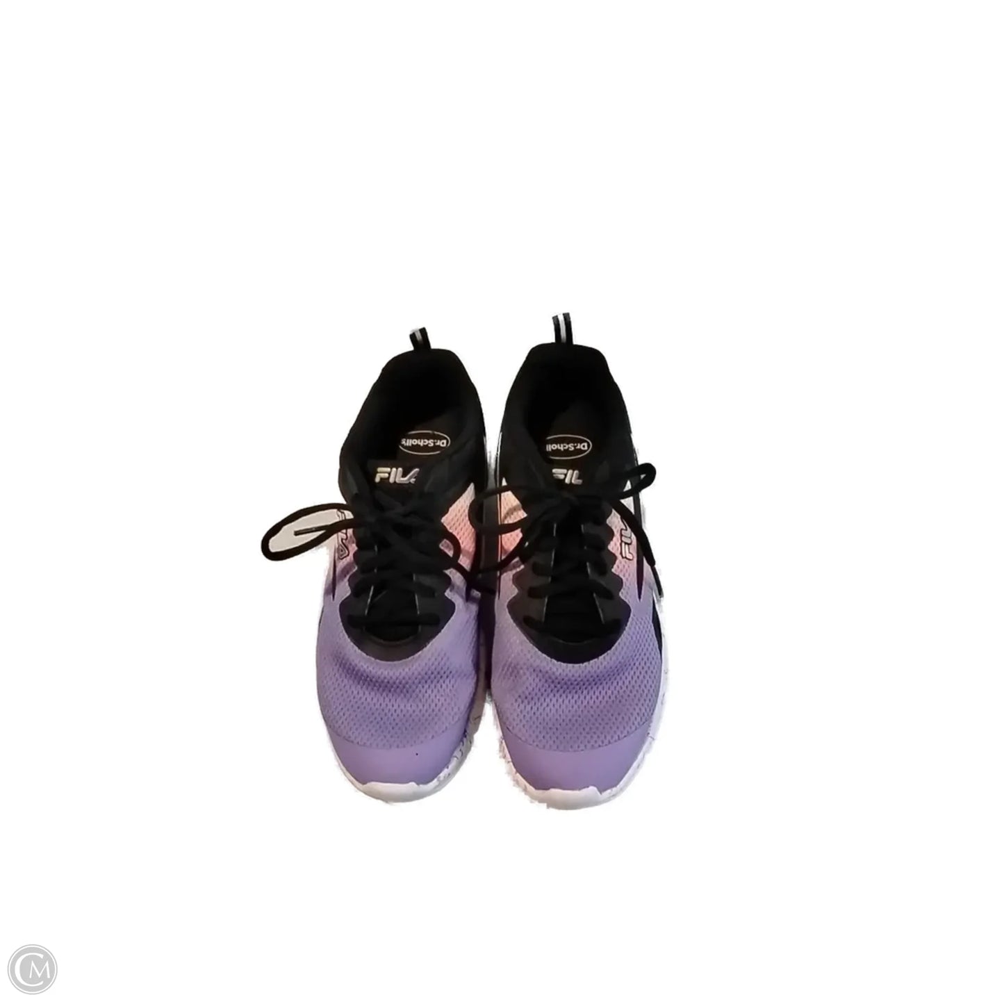 Shoes Athletic By Fila In Black & Purple, Size: 7