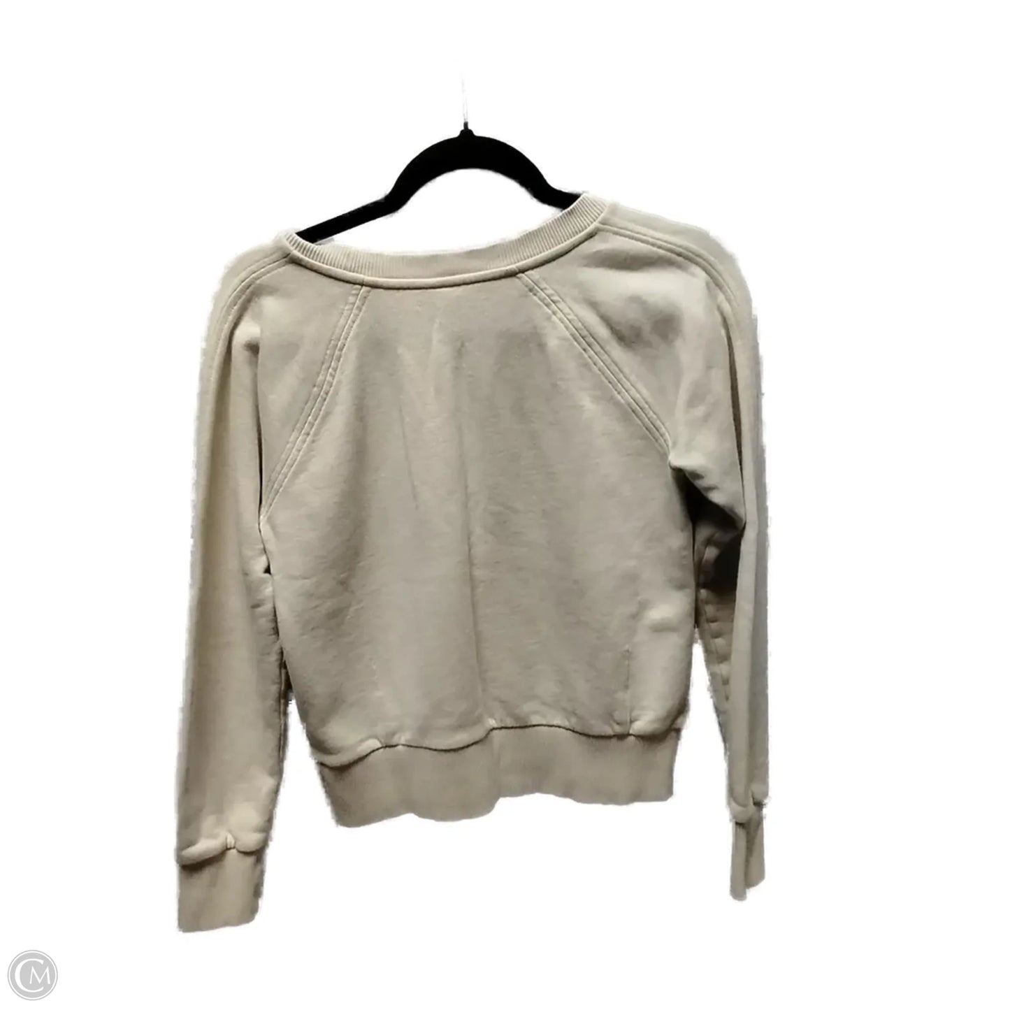 Sweatshirt Crewneck By Top Shop In Cream, Size: Xs