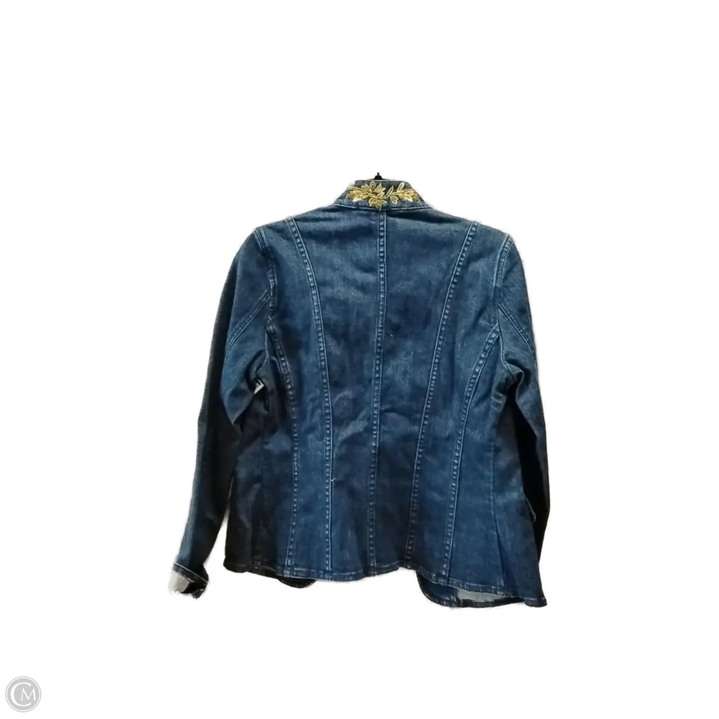 Jacket Denim By Clothes Mentor In Blue Denim, Size: S