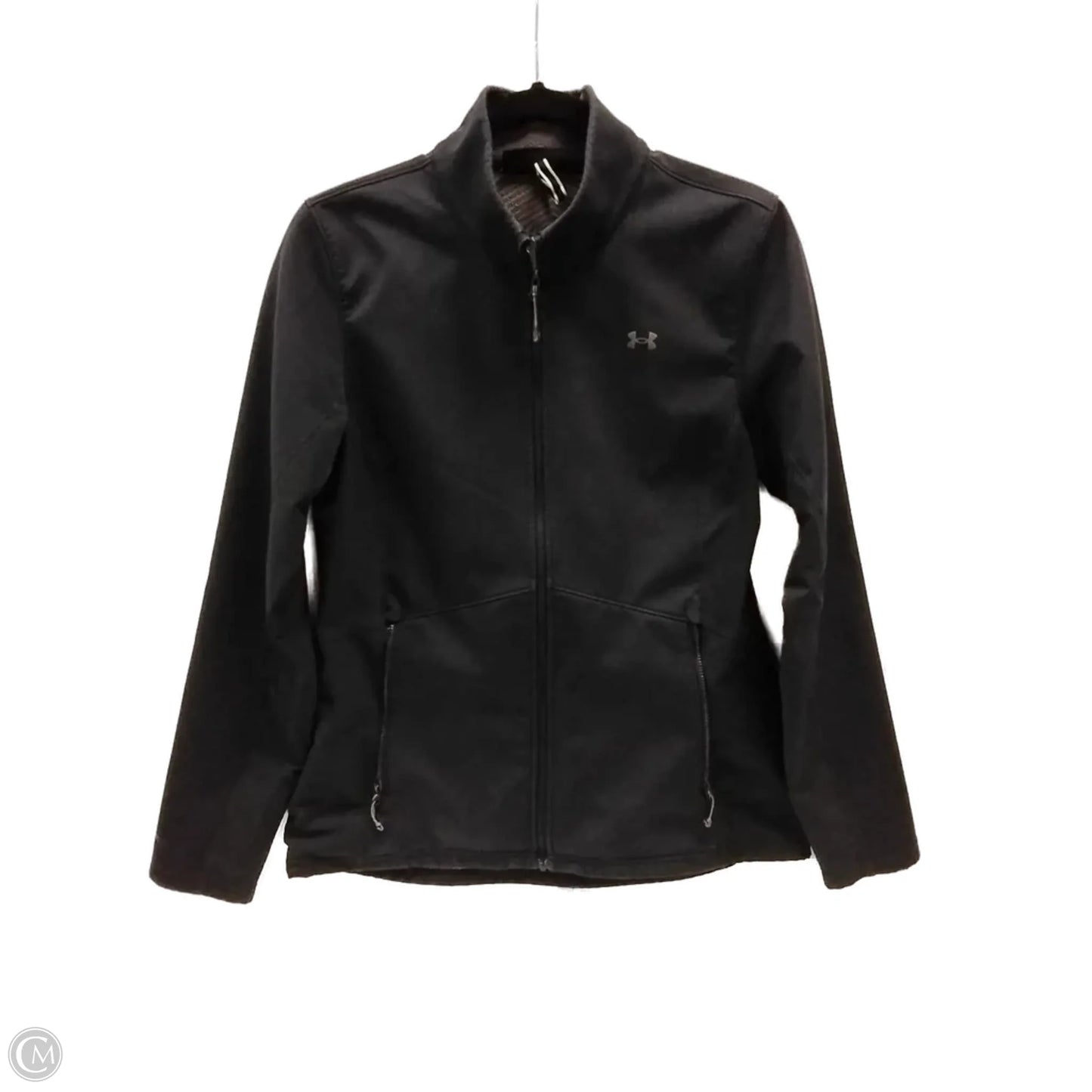 Athletic Jacket By Under Armour In Black, Size: M