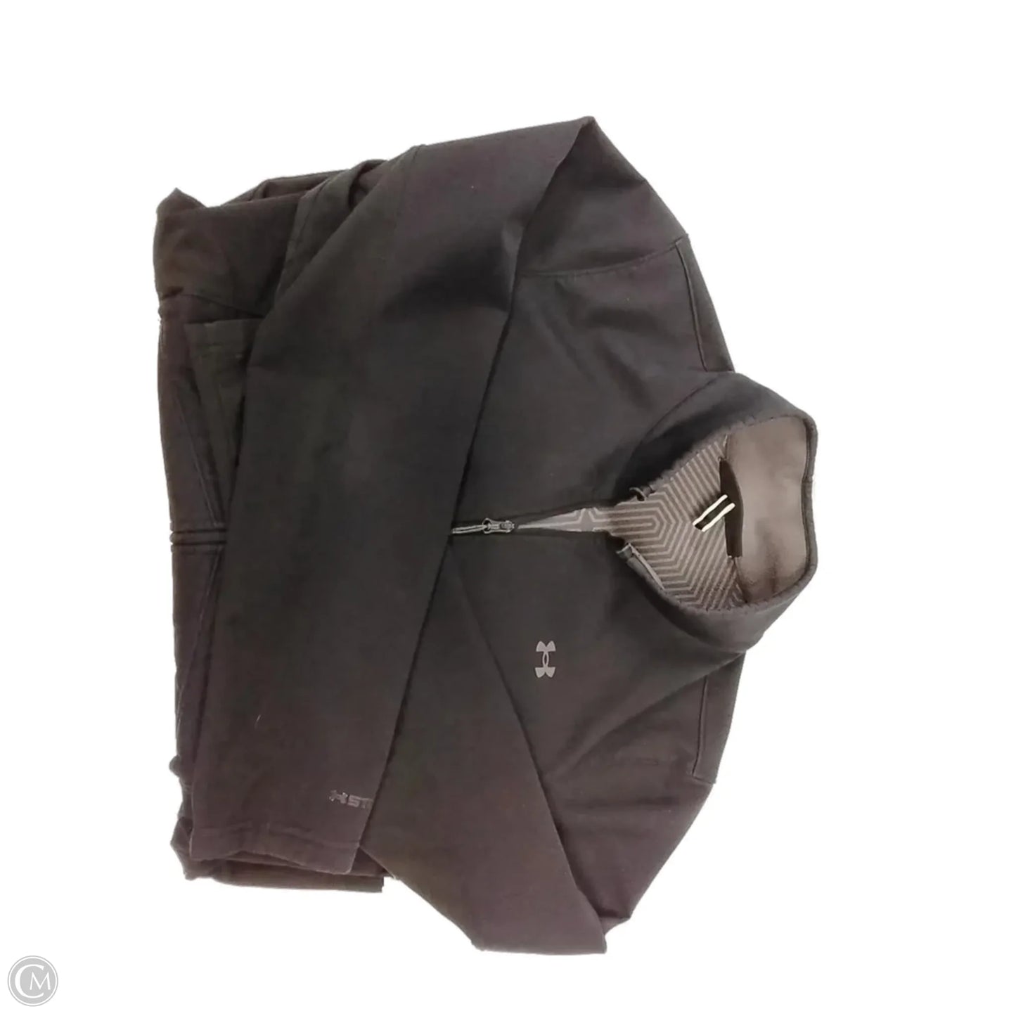 Athletic Jacket By Under Armour In Black, Size: M