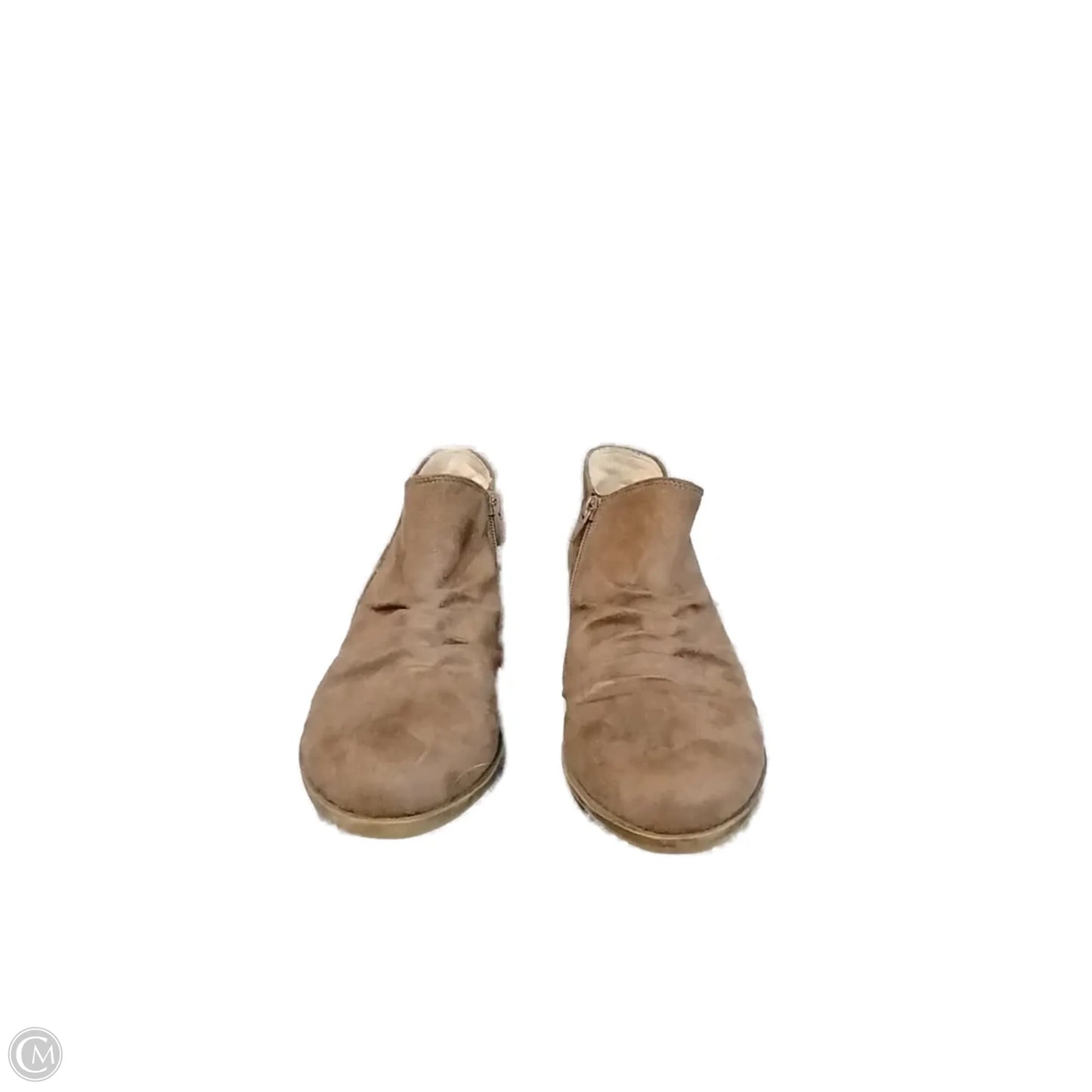 Boots Ankle Heels By Life Stride In Brown, Size: 7
