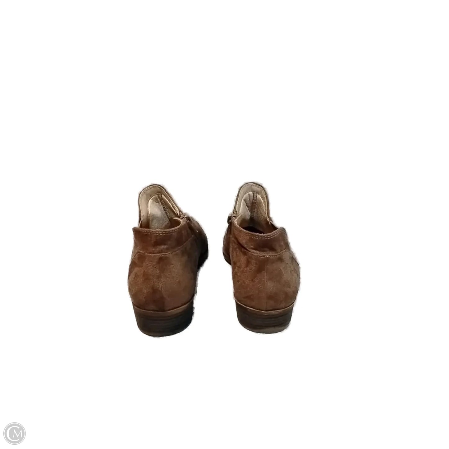 Boots Ankle Heels By Life Stride In Brown, Size: 7