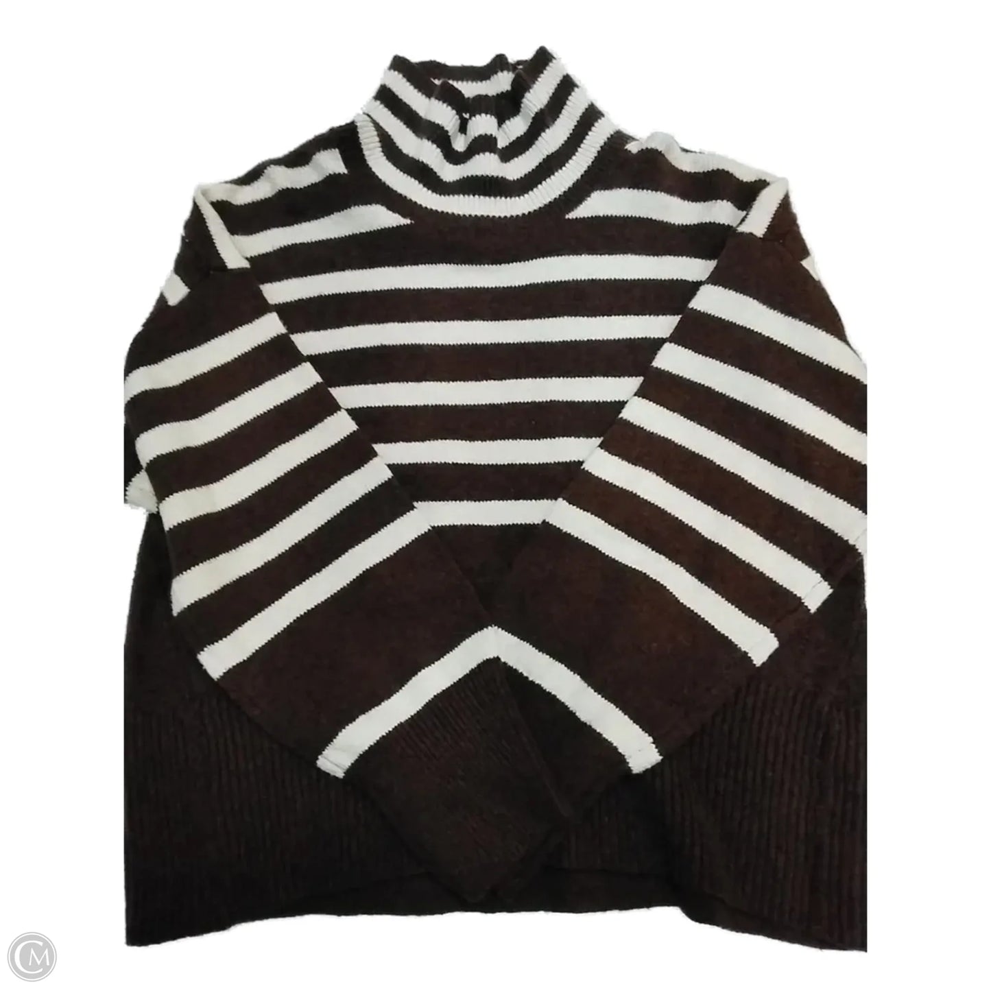 Sweater By A New Day In Brown & White, Size: L