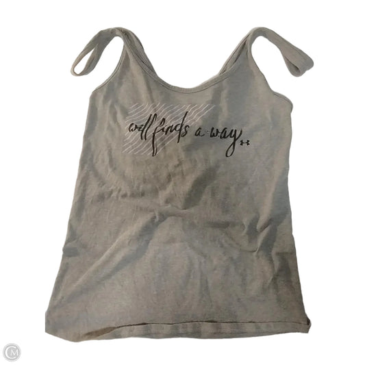 Tank Top By Under Armour In Grey, Size: Xl
