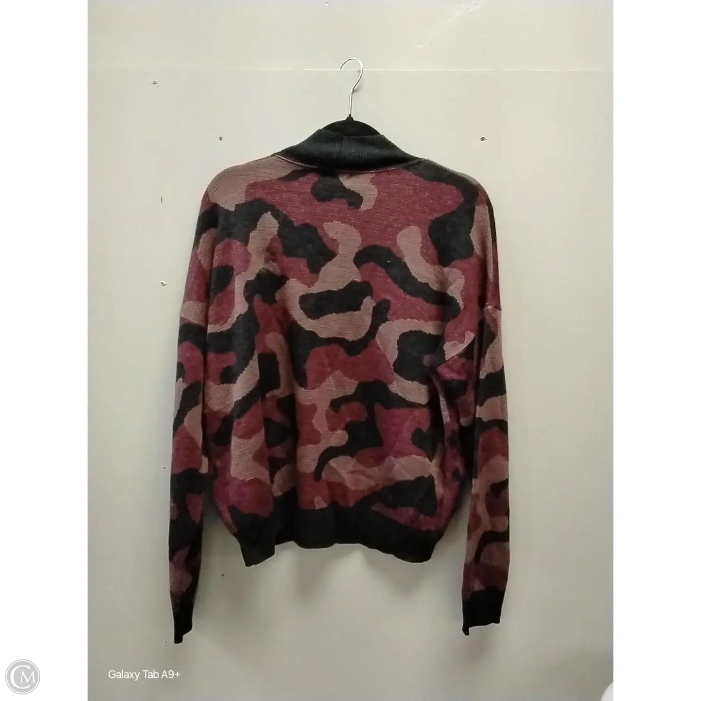 Sweater By Time And Tru In Camouflage Print, Size: Xl