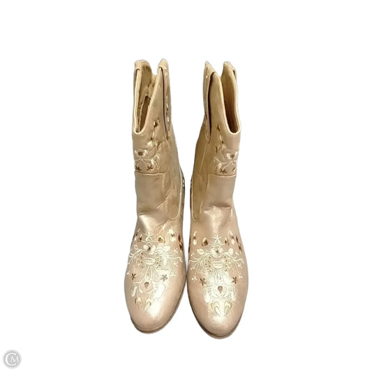 Boots Western By Clothes Mentor In Floral Print, Size: 10