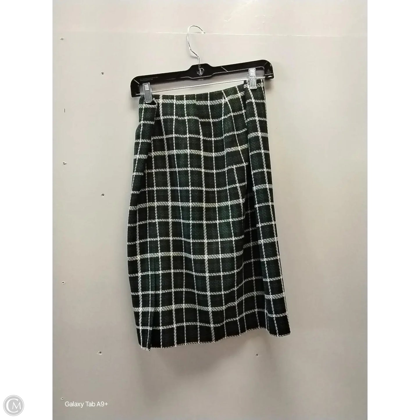 Skirt Mini & Short By Black Label In Checkered Pattern, Size: M