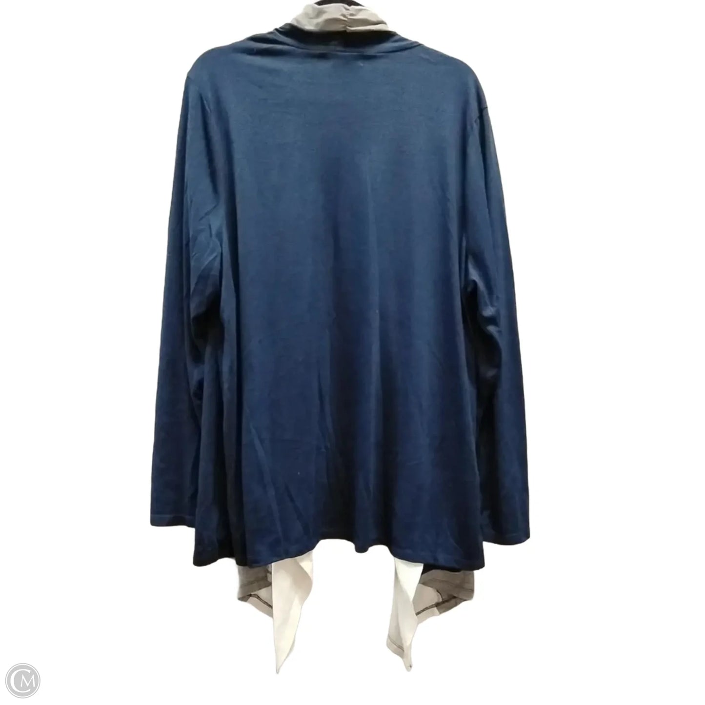 Cardigan By Faded Glory In Navy, Size: 2x