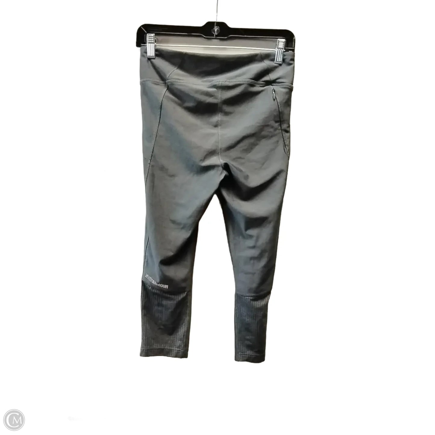 Athletic Leggings By Under Armour In Grey, Size: M