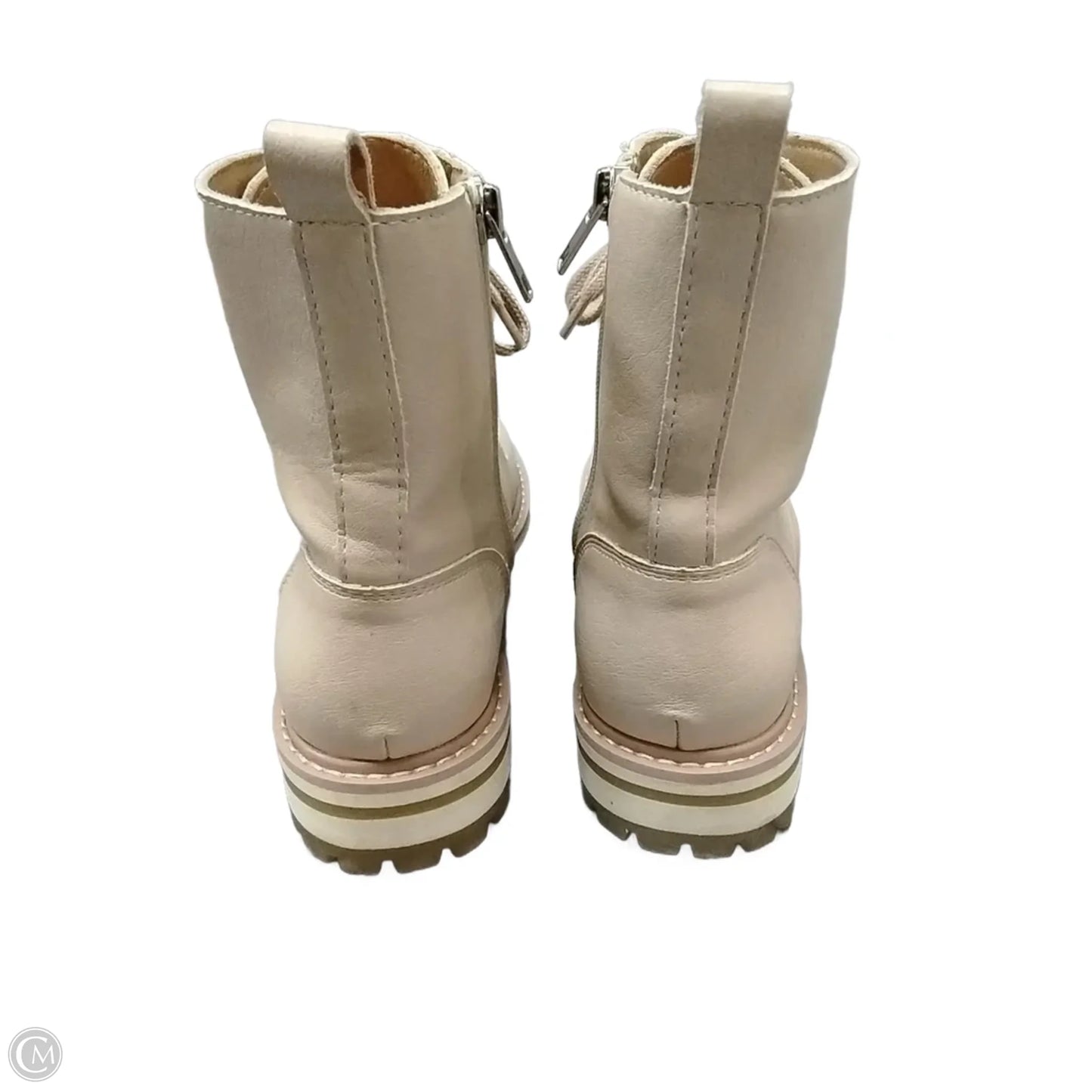 Boots Ankle Heels By Oasis Society In Tan, Size: 8.5