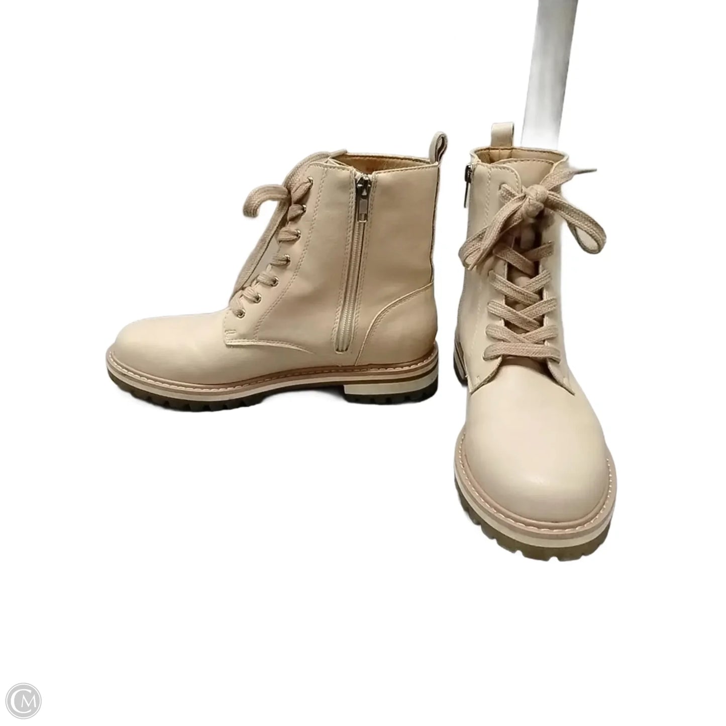 Boots Ankle Heels By Oasis Society In Tan, Size: 8.5