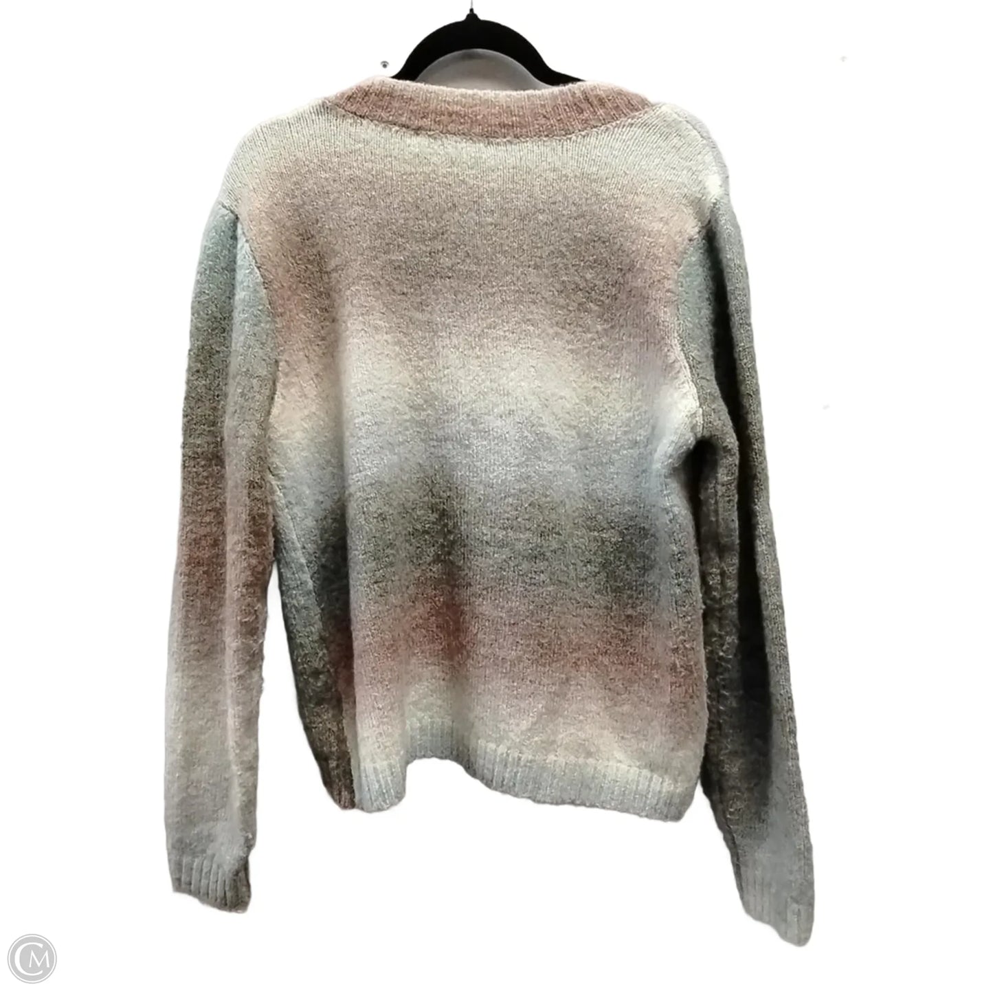 Sweater Cardigan By Dex In Multi-colored, Size: M