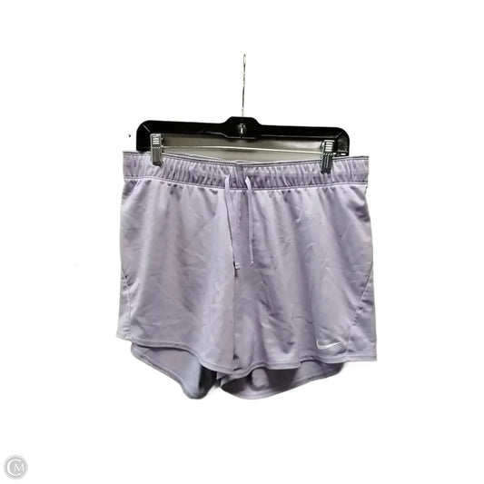 Athletic Shorts By Nike Apparel In Purple, Size: L