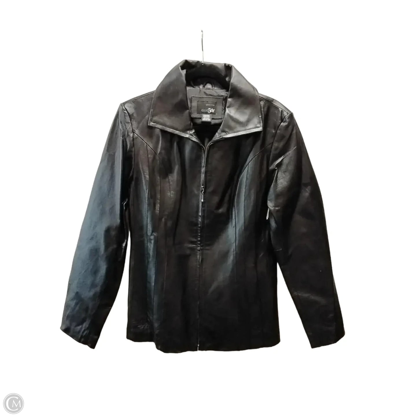 Jacket Leather By East 5th In Black, Size: M