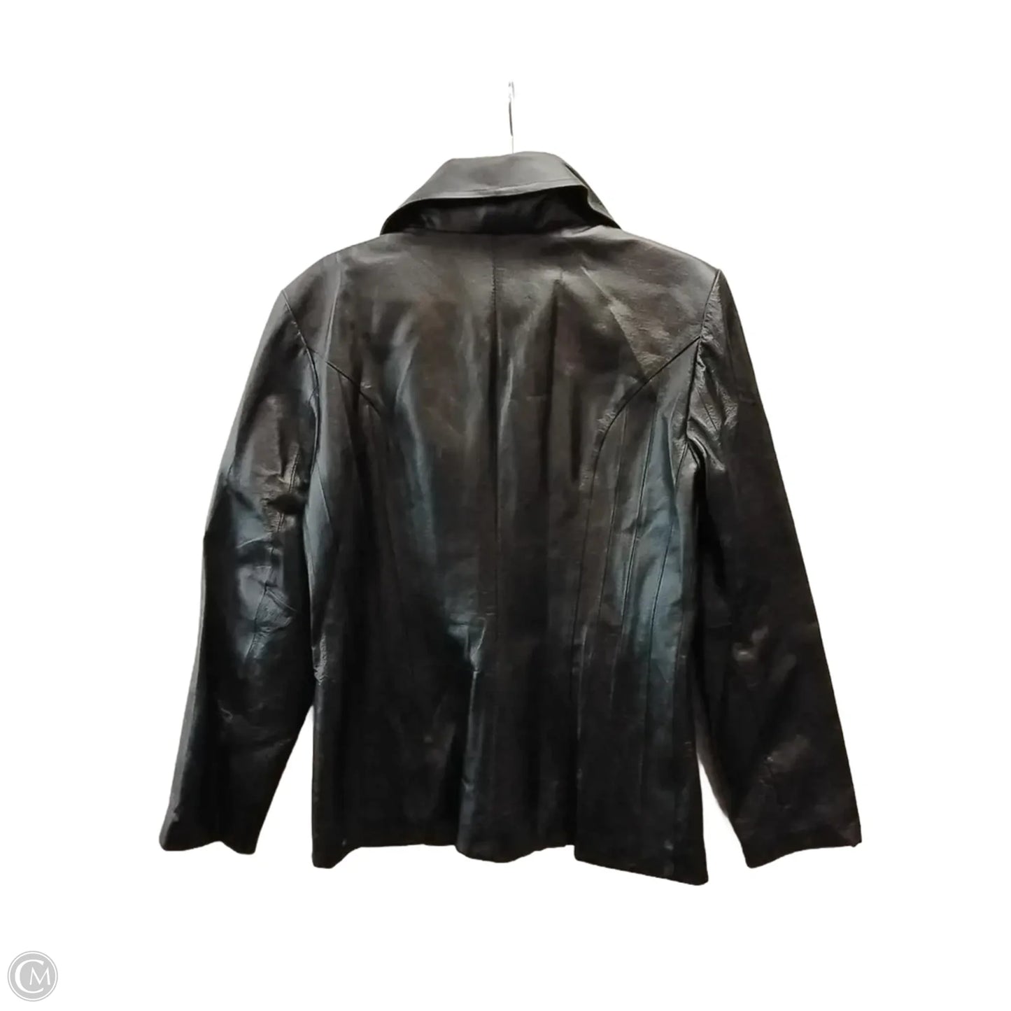 Jacket Leather By East 5th In Black, Size: M