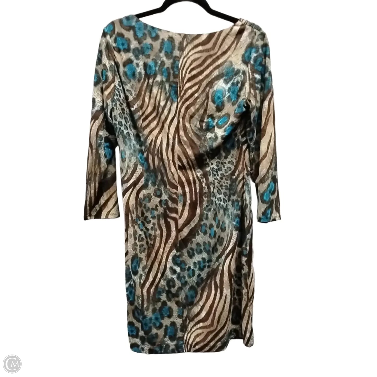 Dress Casual Short By Dressbarn In Animal Print, Size: 12