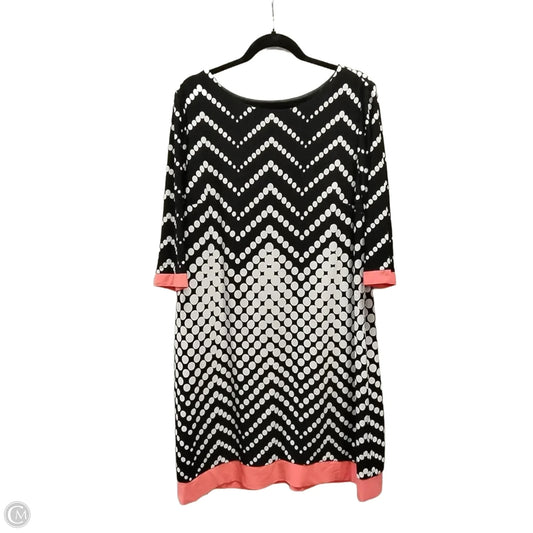 Dress Casual Short By Studio 1 In Polkadot Pattern, Size: 16