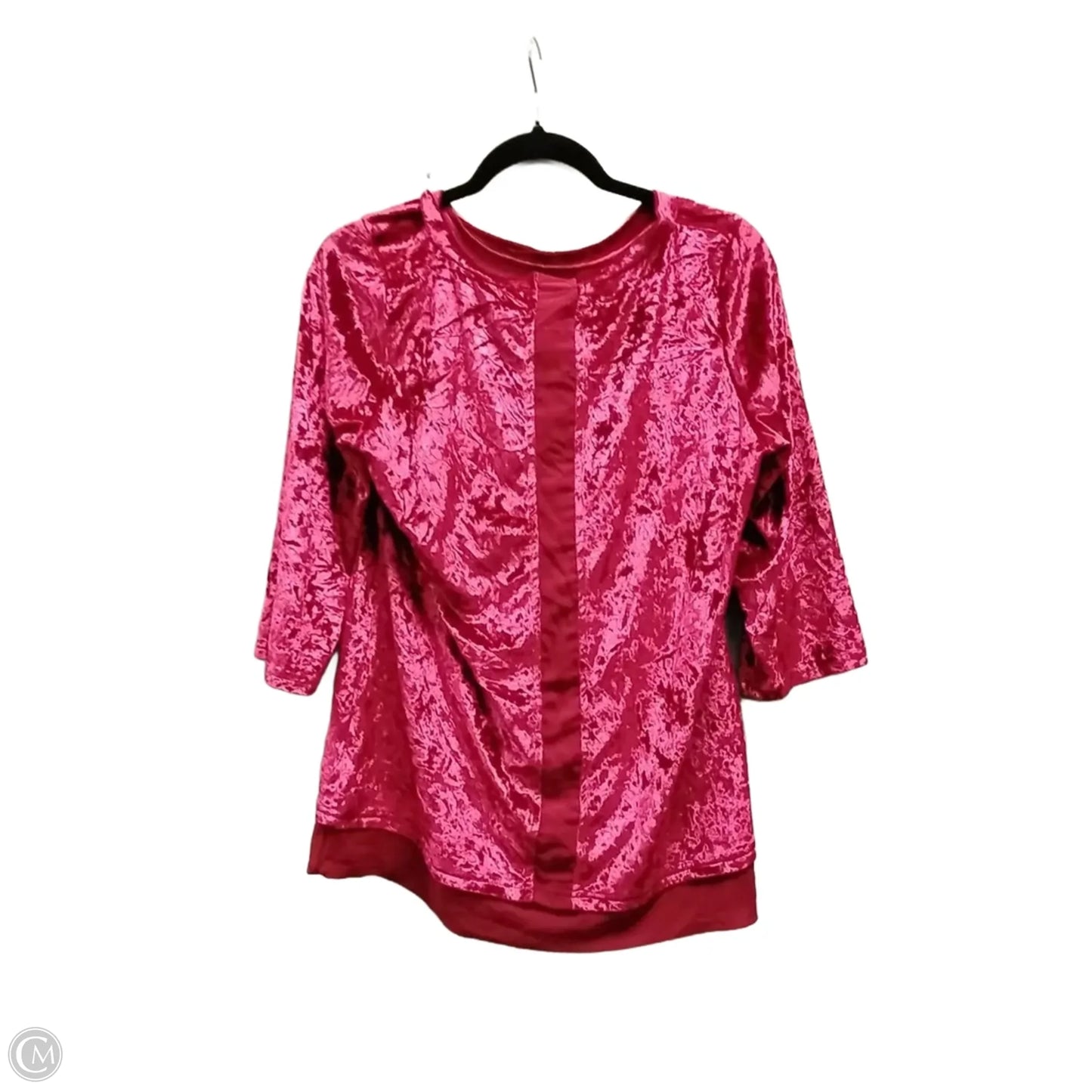 Top Long Sleeve By Clothes Mentor In Red, Size: Xl