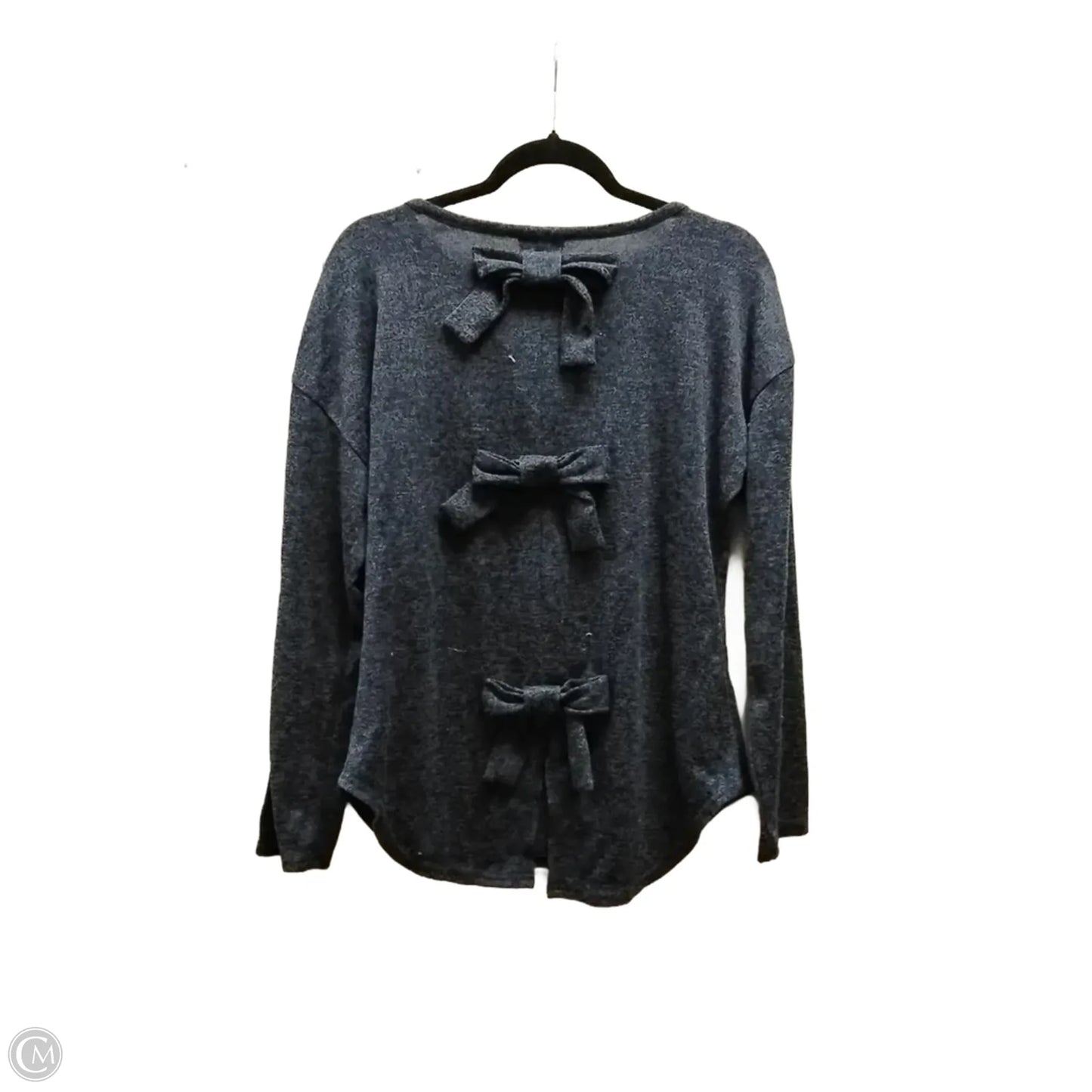 Top Long Sleeve By Mine In Navy, Size: L