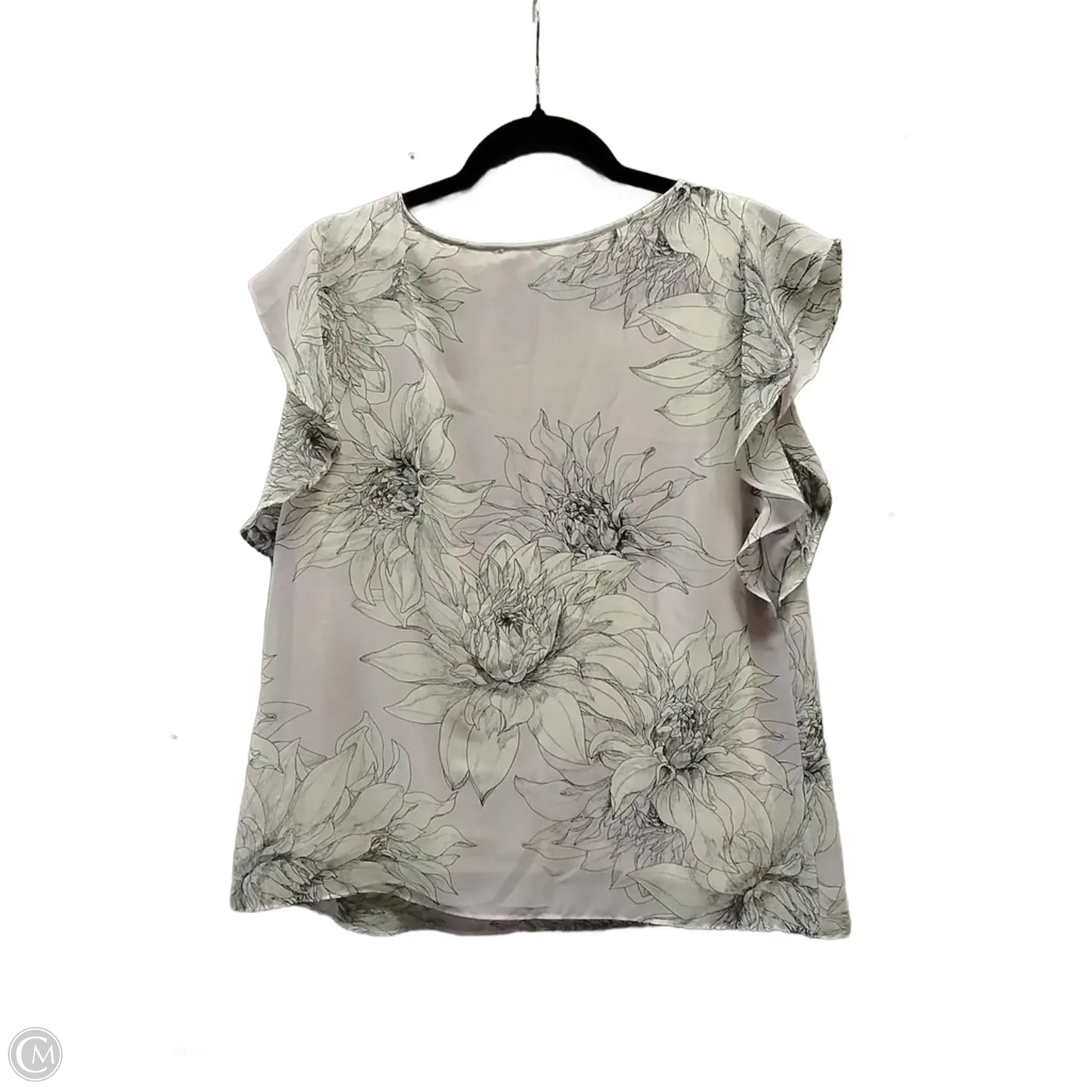 Blouse Sleeveless By Vince Camuto In Floral Print, Size: M