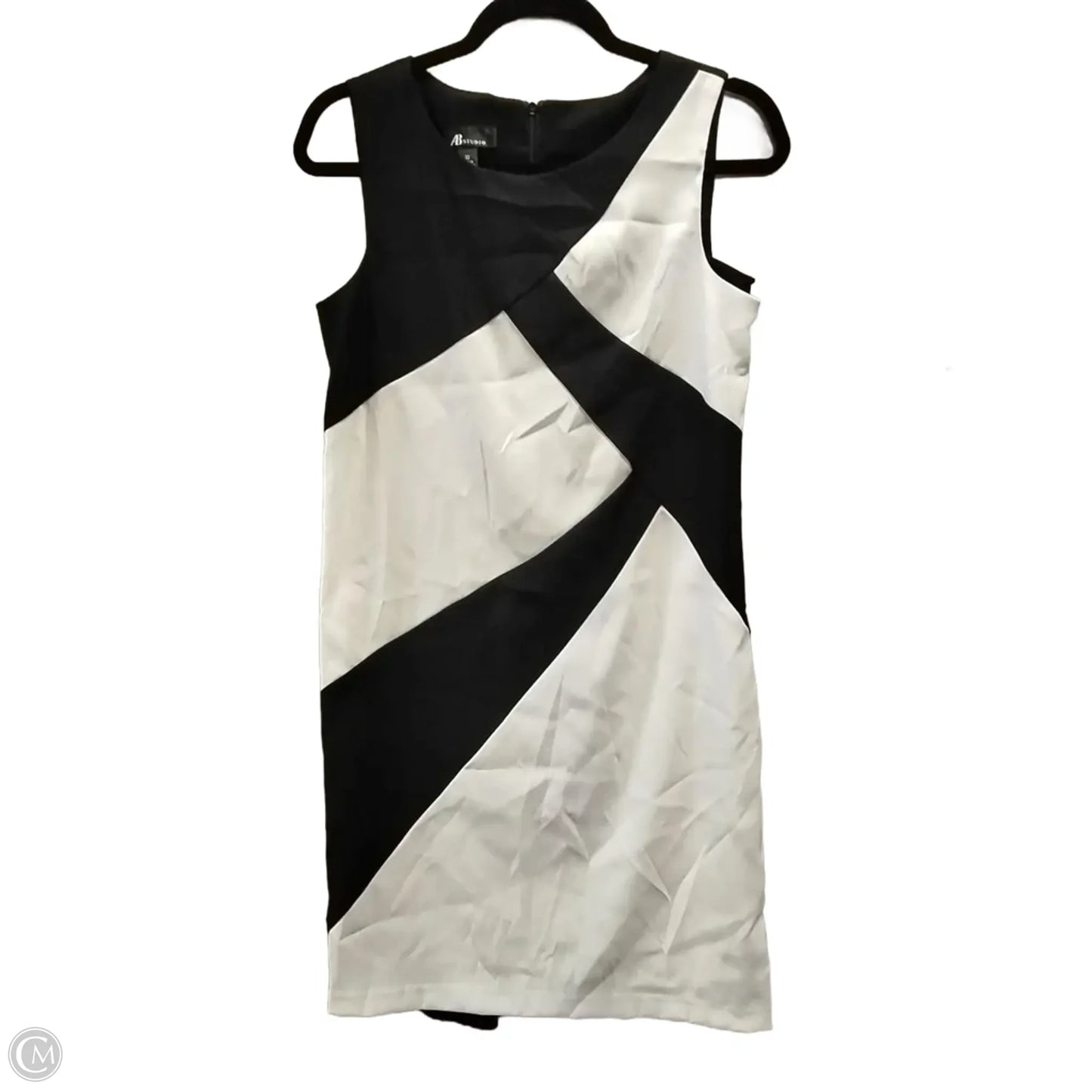 Dress Party Short By Ab Studio In Black & White, Size: 10