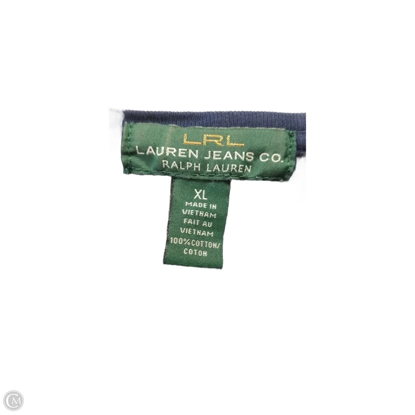 Top Long Sleeve Basic By Lauren By Ralph Lauren In Navy, Size: Xl