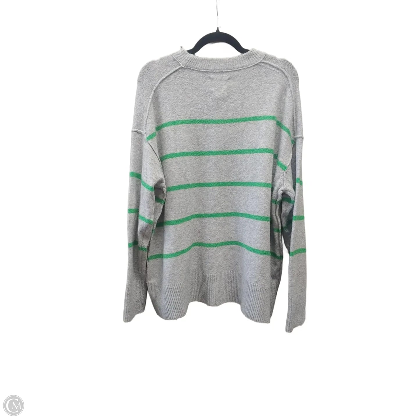 Sweater By Aerie In Green & Grey, Size: M