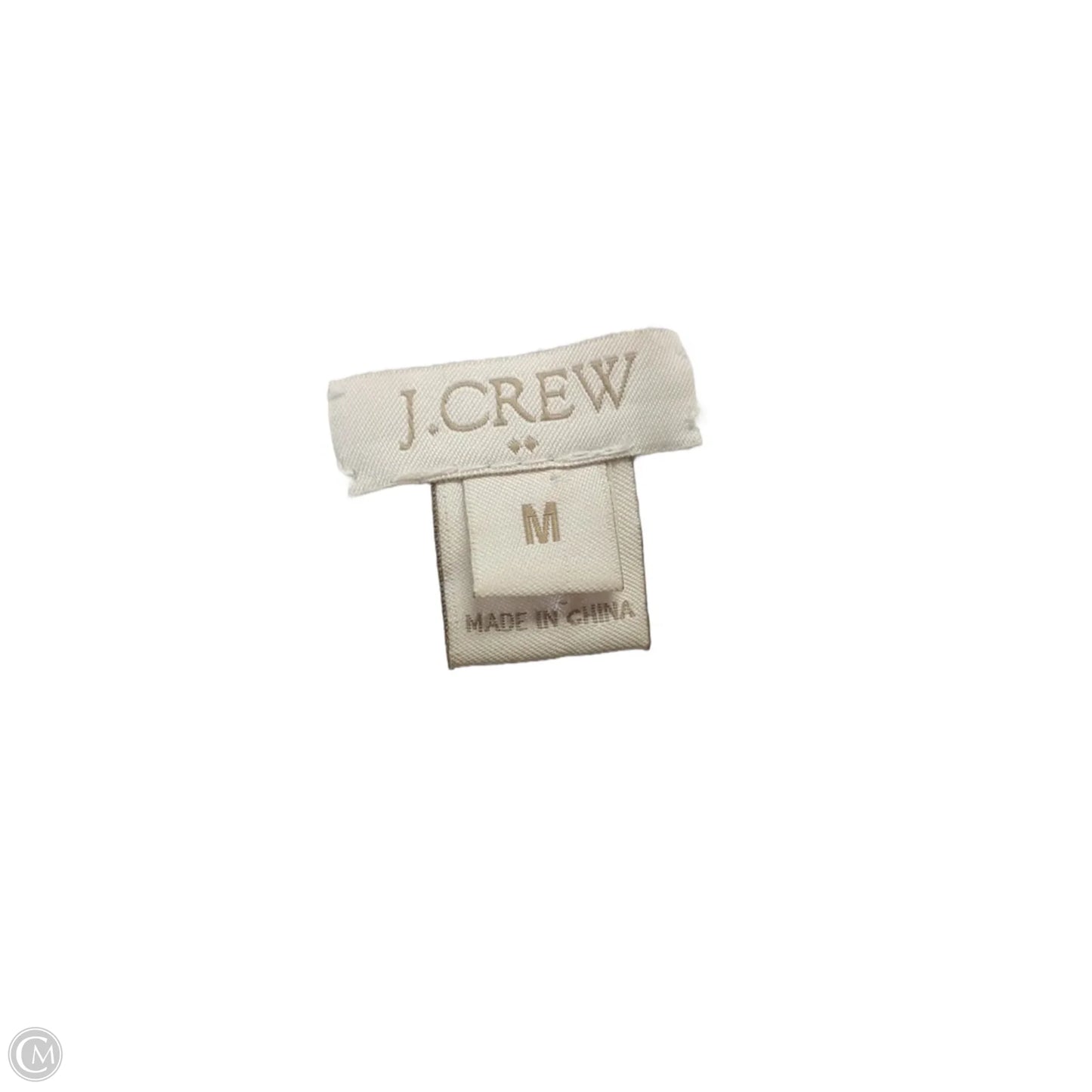 Top 3/4 Sleeve By J. Crew In Striped Pattern, Size: M