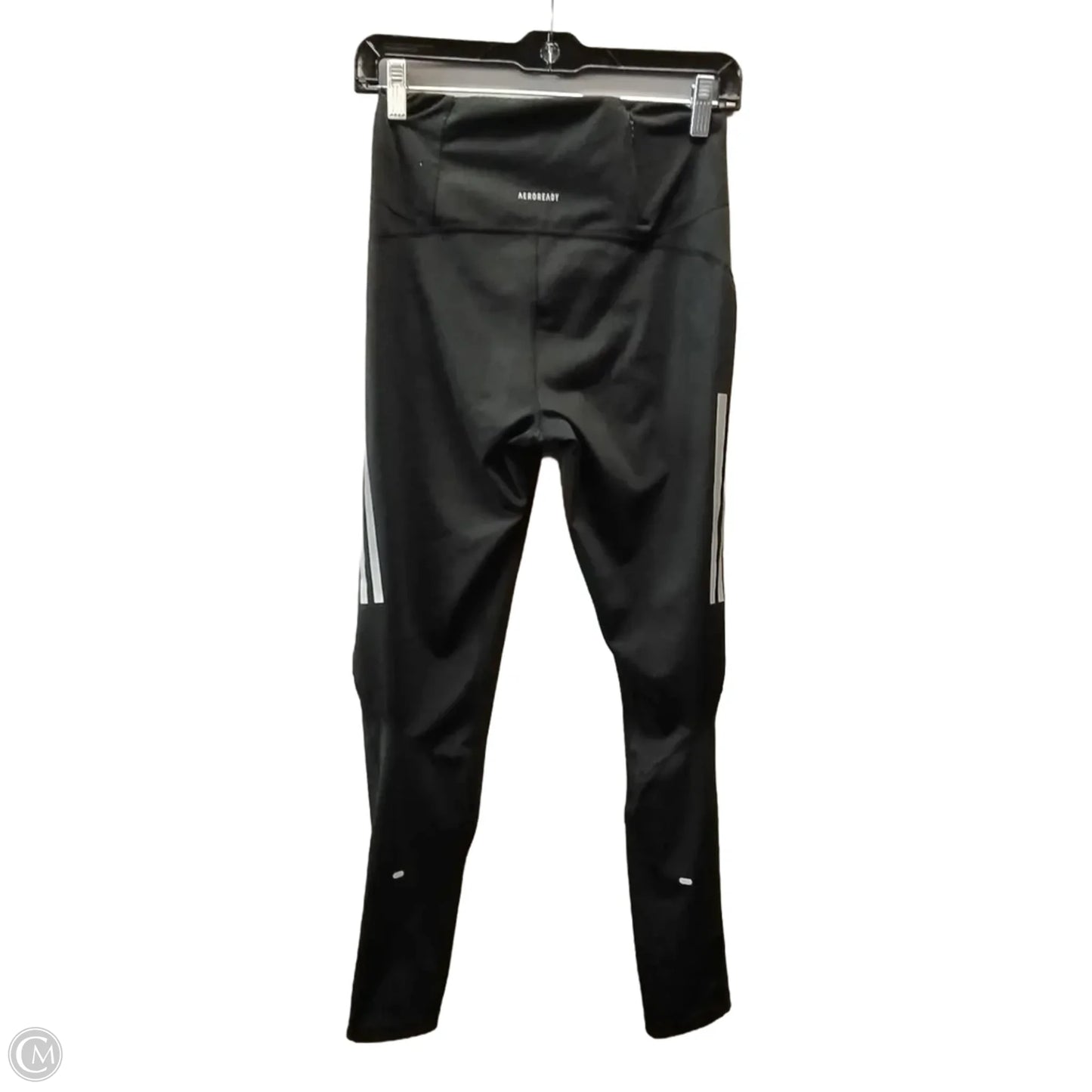 Athletic Pants By Adidas In Black & Grey, Size: S