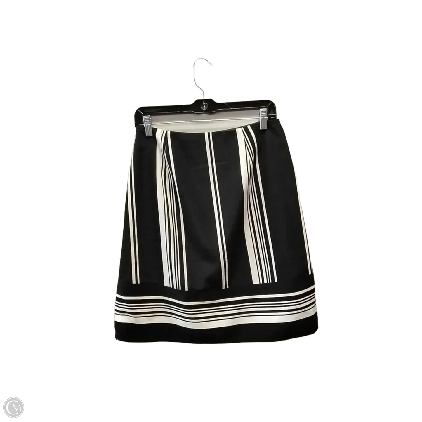 Skirt Midi By Limited In Black & White, Size: Xs