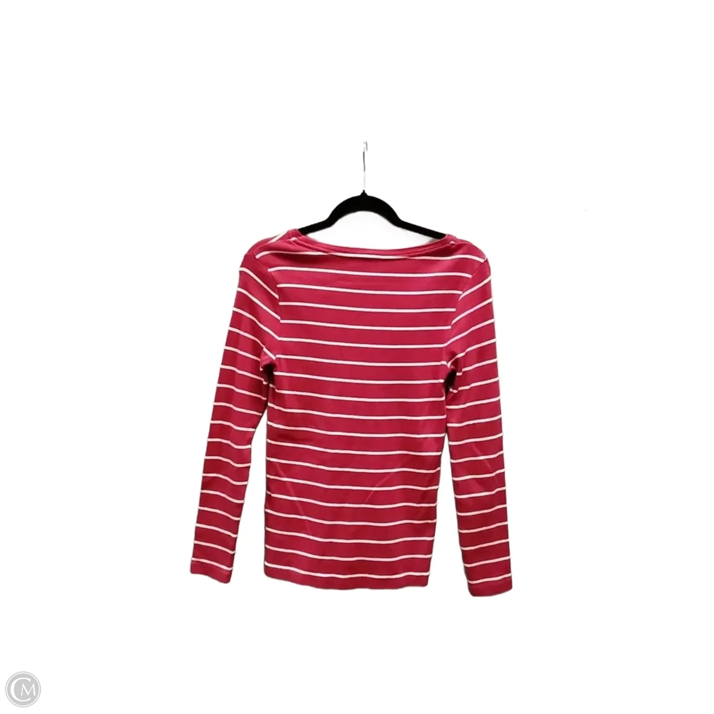 Top Long Sleeve By Polo Ralph Lauren In Striped Pattern, Size: M