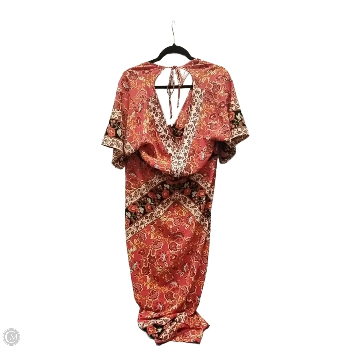 Dress Casual Maxi By Xhilaration In Orange, Size: 16