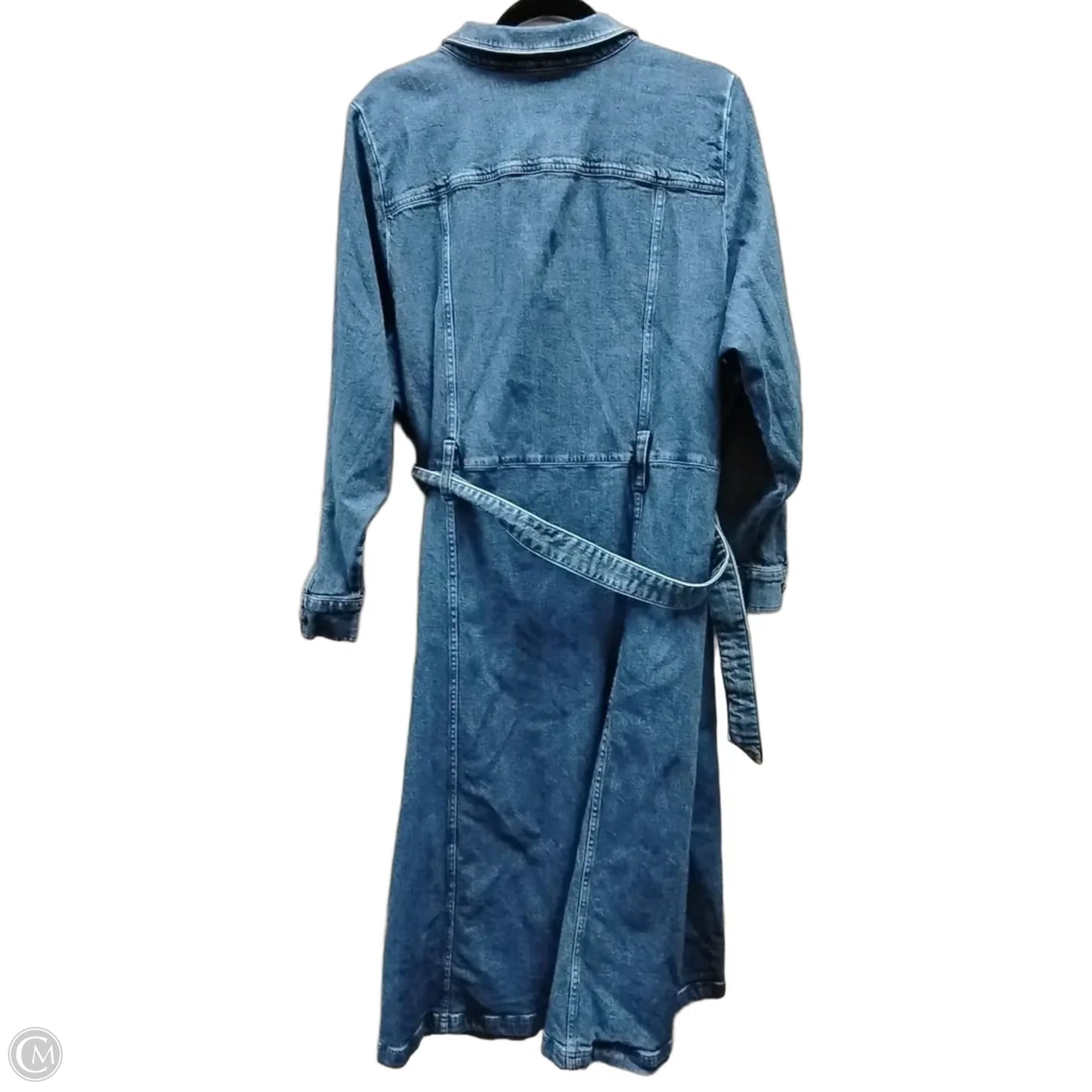 Jumpsuit By Lands End In Blue Denim, Size: 2x