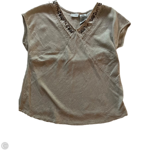 Top Sleeveless By White Stag In Cream, Size: M