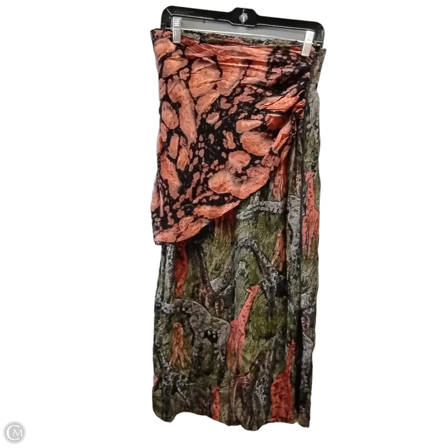 Skirt Maxi By Platinum In Animal Print, Size: 12