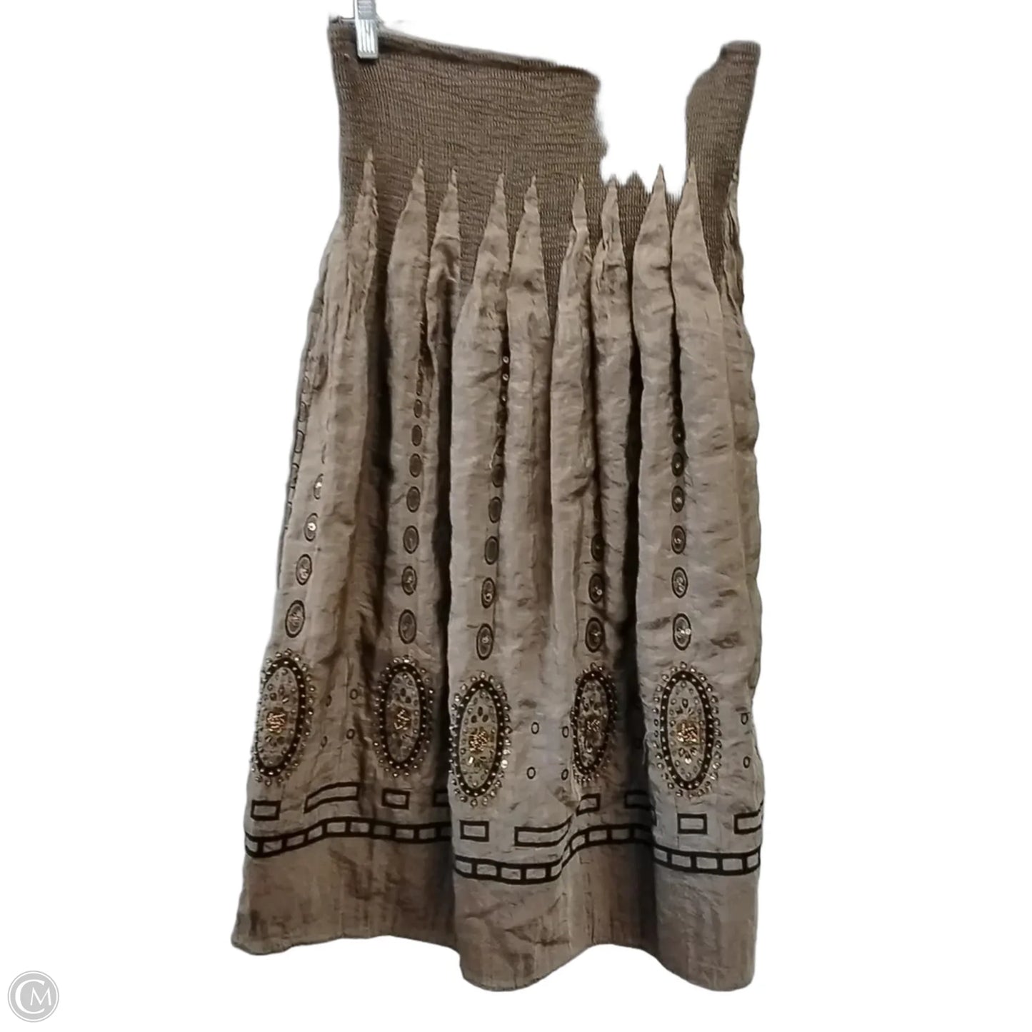 Skirt Maxi By Lapis In Brown, Size: Onesize